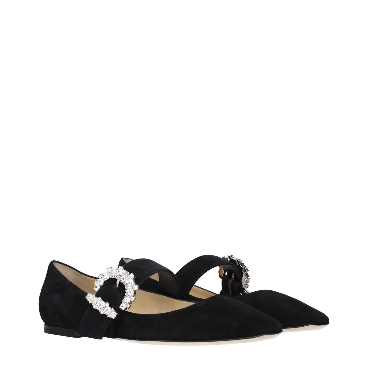 Ballerines Jimmy Choo en cuir noir