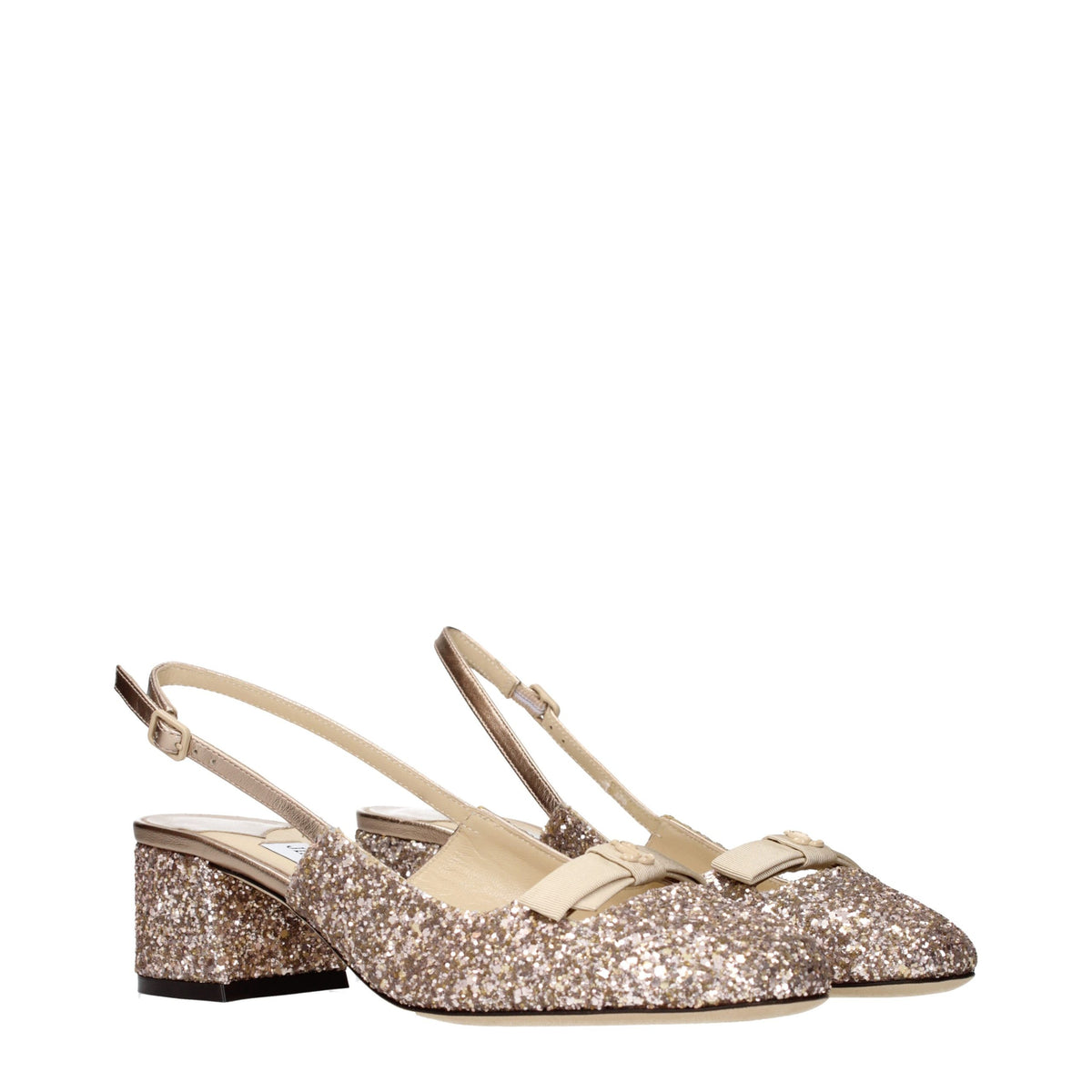 Sandales plates Jimmy Choo en plastique rose