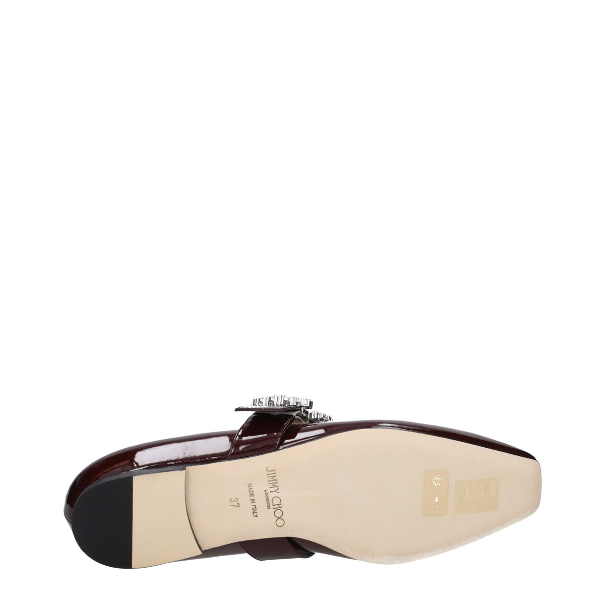 Ballerines Jimmy Choo en cuir rouge