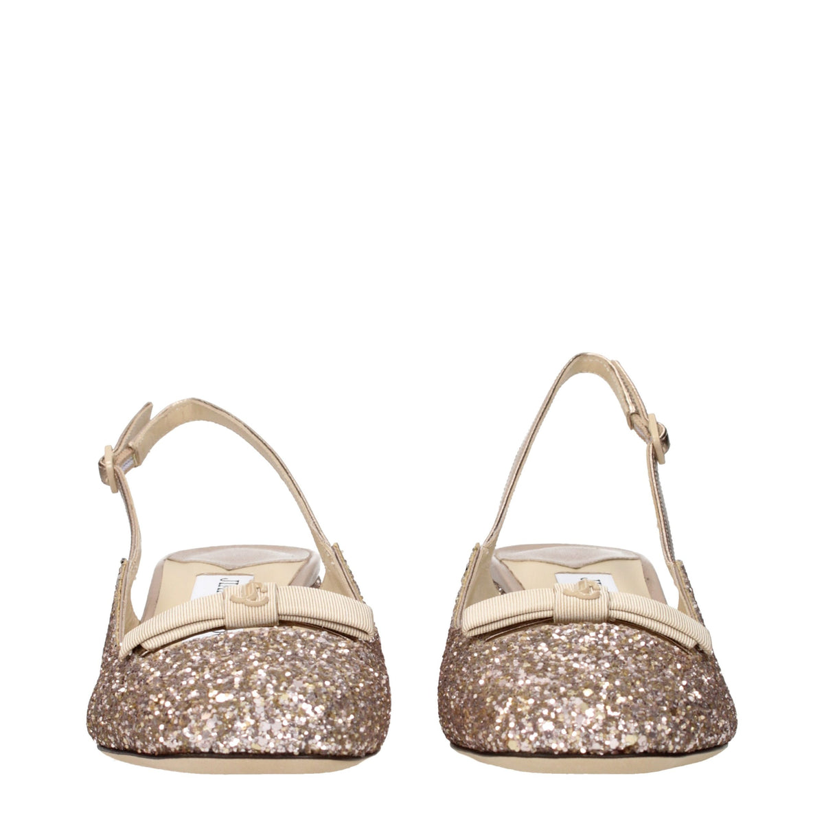 Sandales plates Jimmy Choo en plastique rose