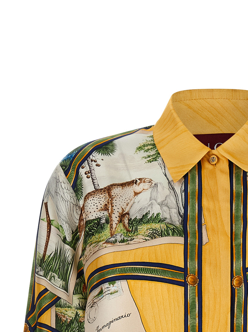 Gucci Multicolor Silk Blouse