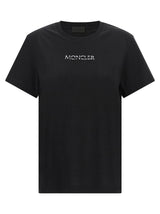 Moncler Black Cotton T-Shirt