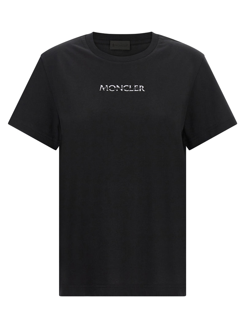 Moncler Black Cotton T-Shirt