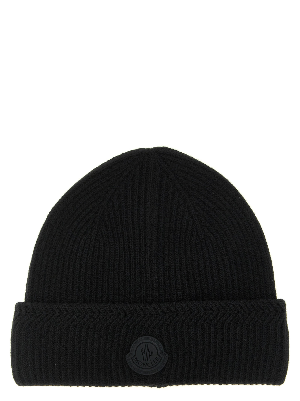 Bonnet Moncler en laine vierge noire