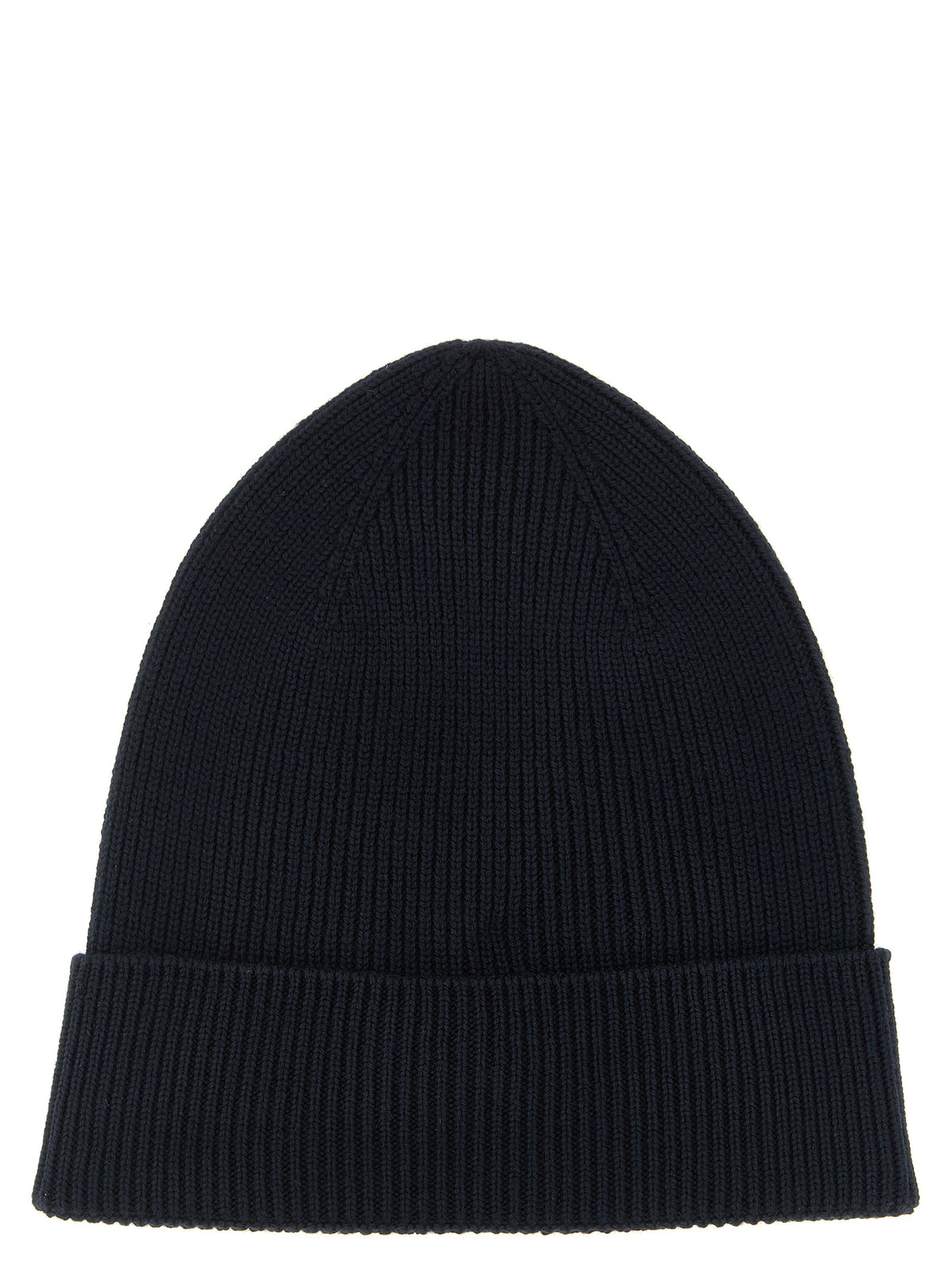 Bonnet Moncler en laine vierge bleu