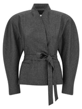 Le blazer en polyester gris Andamane
