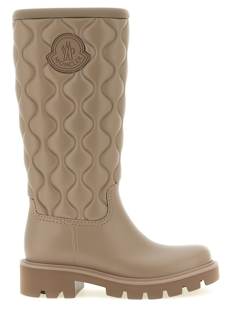 Moncler Beige Pvc Over The Knee