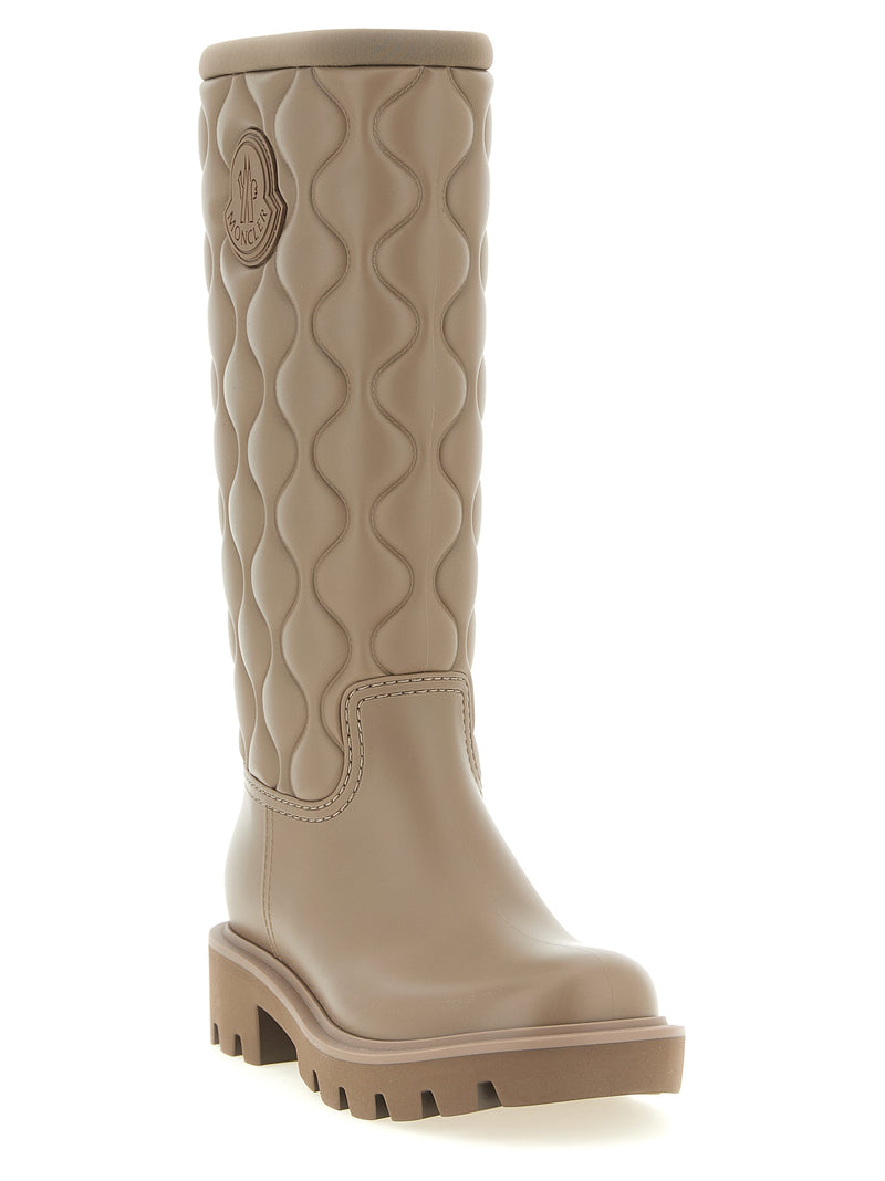 Moncler Beige Pvc Over The Knee