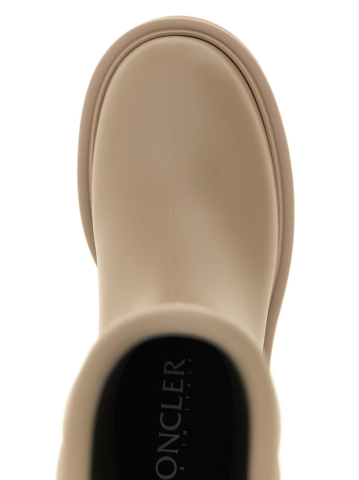 Moncler Bottes hautes beiges en PVC