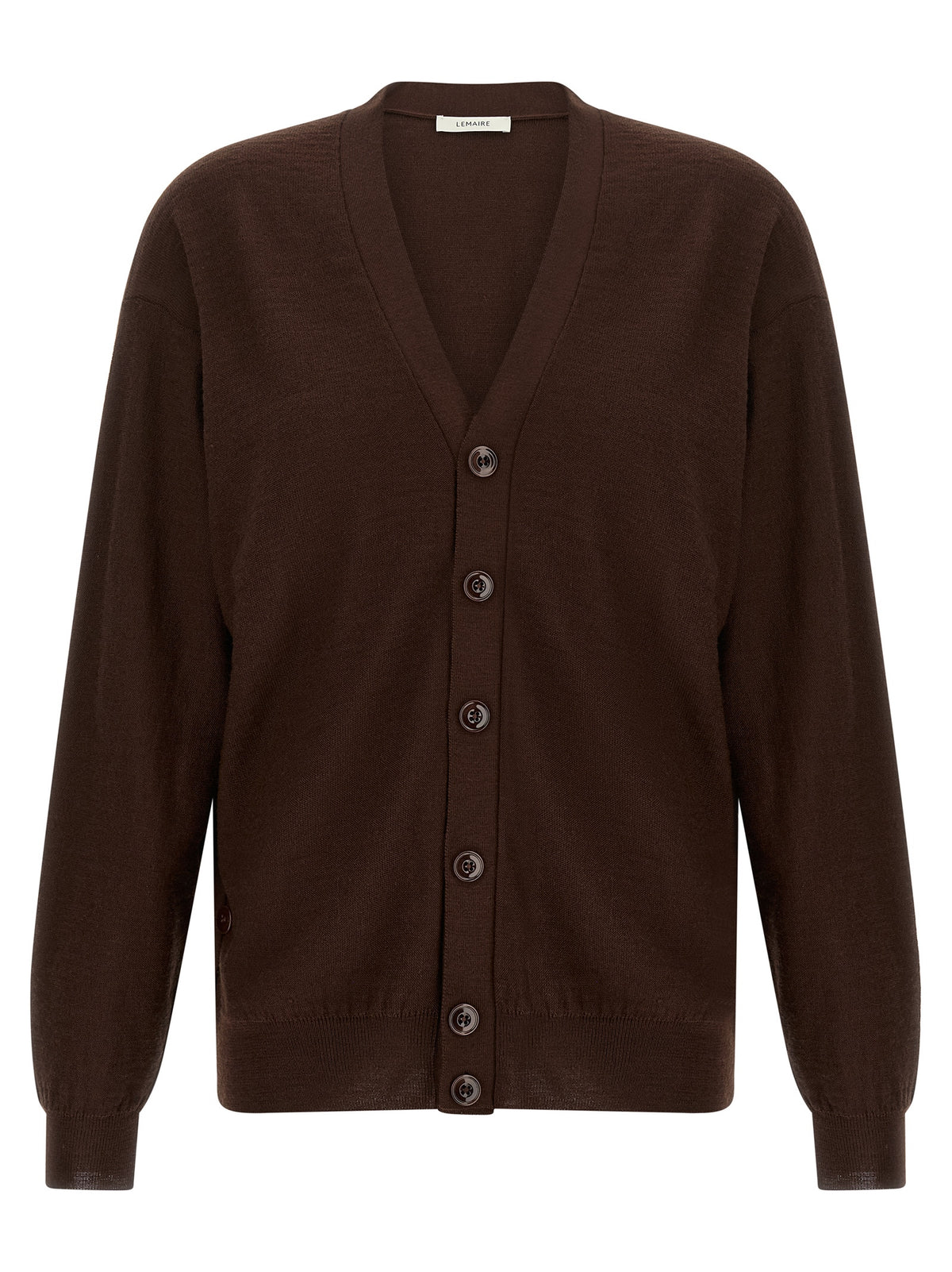 Cardigan en Laine Bordeaux Lemaire