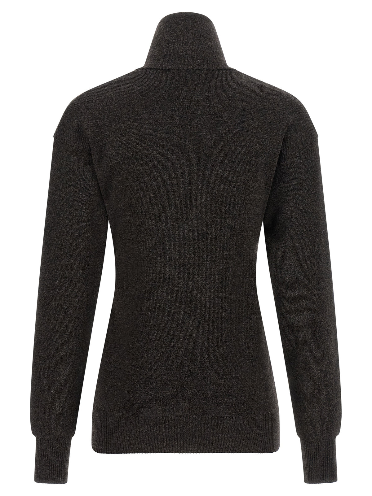 Cardigan en laine marron Lemaire