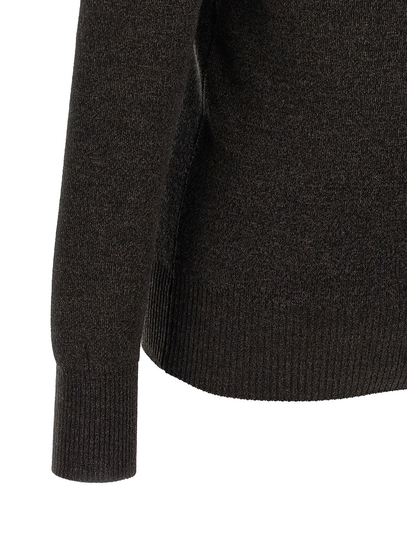 Lemaire Brown Wool Cardigan