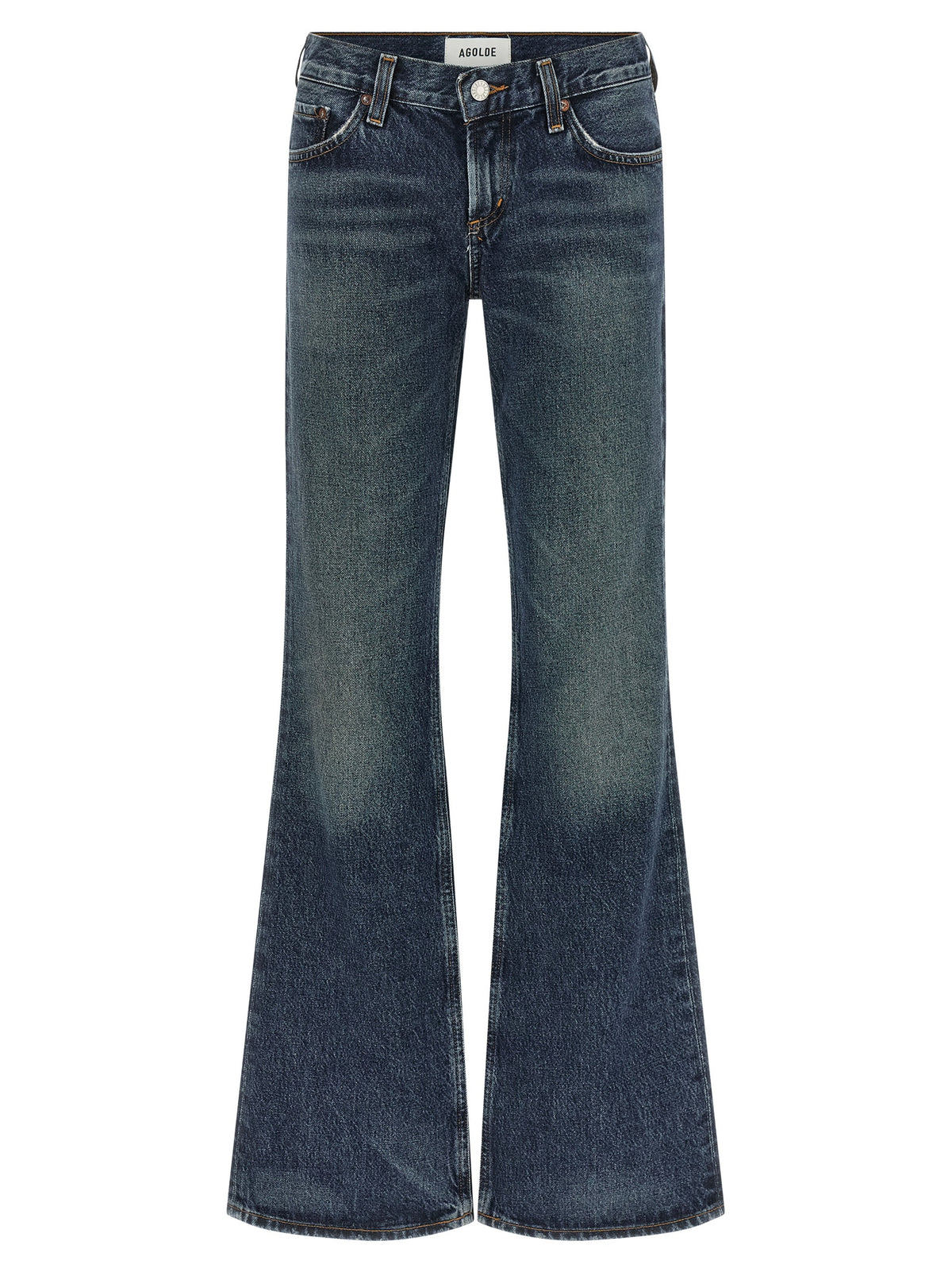 Jean bootcut Agolde en coton bleu