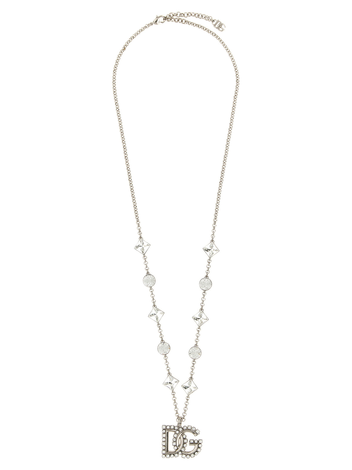 Dolce & Gabbana Collier en laiton argenté
