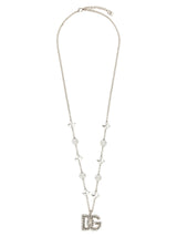 Dolce & Gabbana Collier en laiton argenté