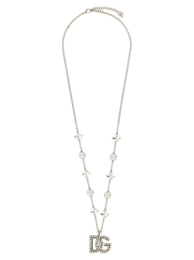 Dolce & Gabbana Silver Brass Necklace