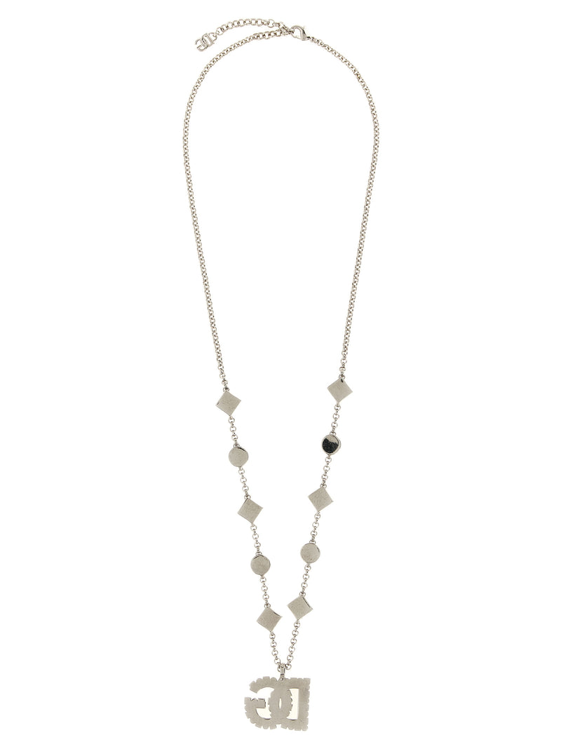 Dolce & Gabbana Silver Brass Necklace