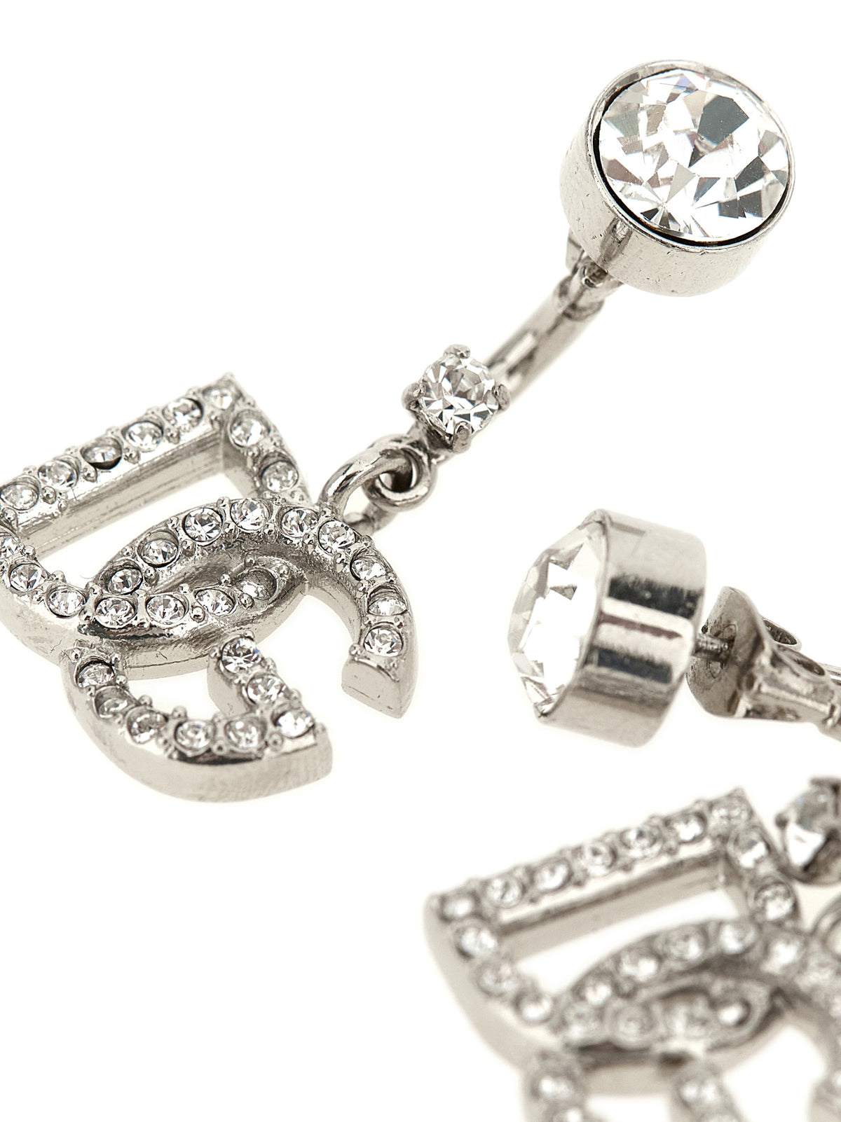 Boucles d'oreilles Dolce & Gabbana en laiton argenté