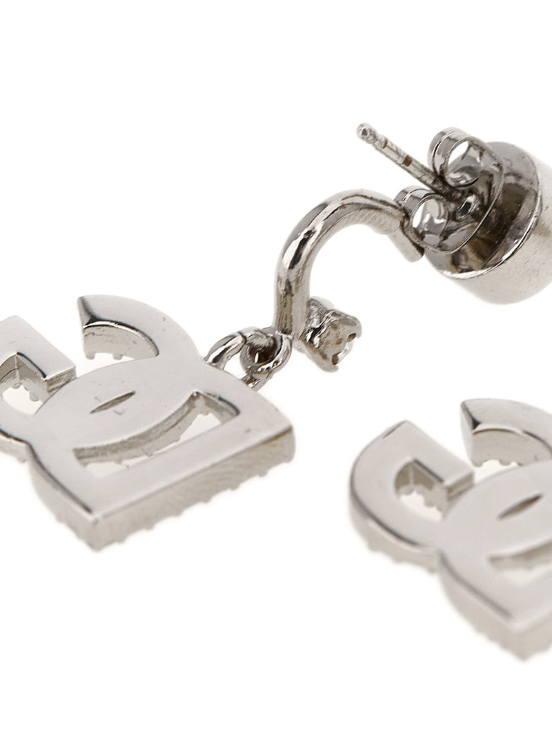 Dolce & Gabbana Silver Brass Earrings