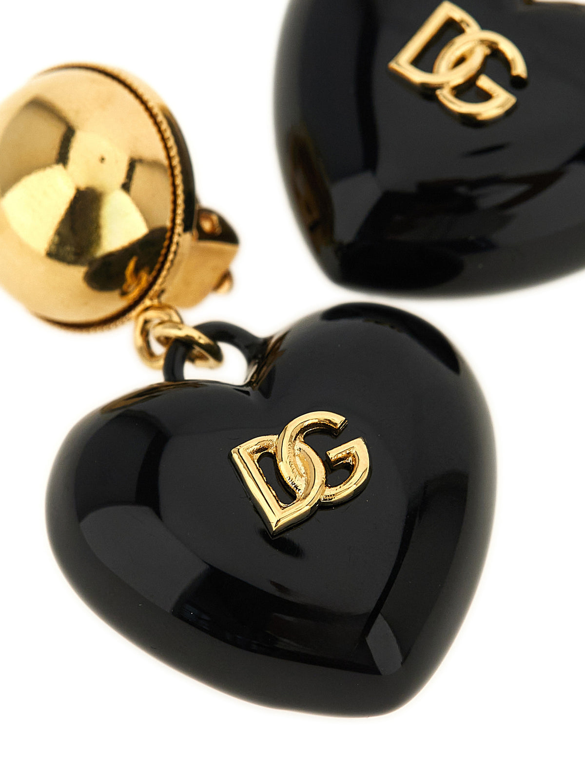 Boucles d'oreilles Dolce & Gabbana en laiton noir