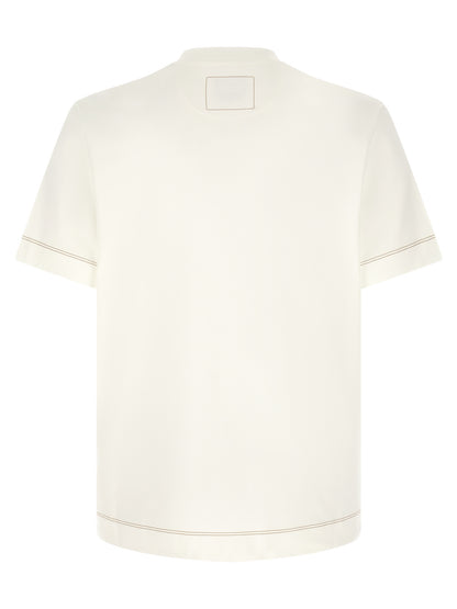 Fendi White Cotton T-Shirt