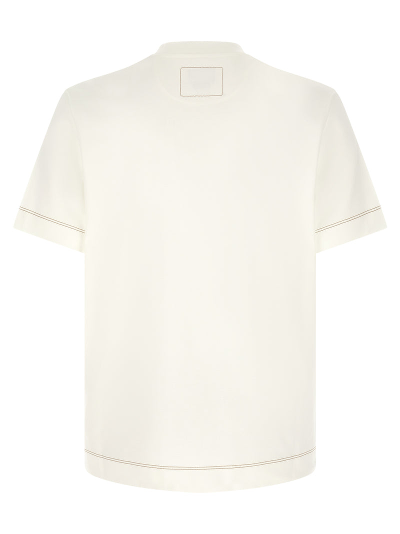 Fendi White Cotton T-Shirt