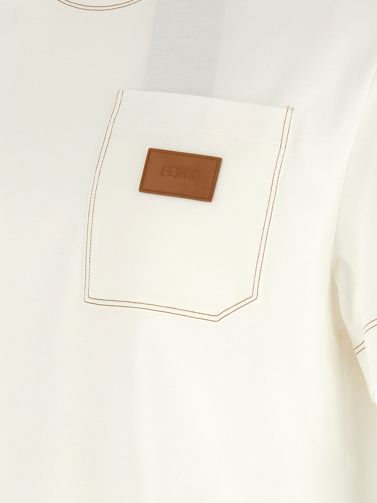 T-shirt Fendi en coton blanc