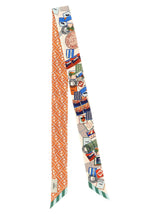 Foulard pour Cheveux Fendi en Soie Multicolore