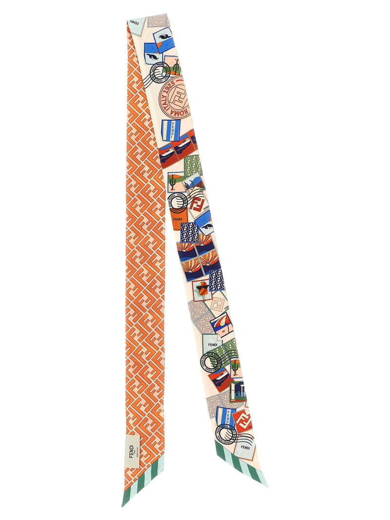 Fendi Multicolor Silk Hairband