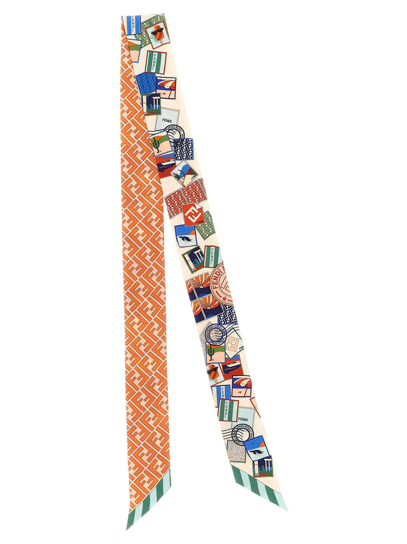 Fendi Multicolor Silk Hairband