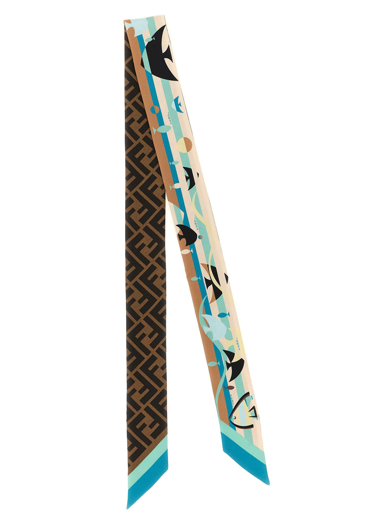Fendi Multicolor Silk Foulard