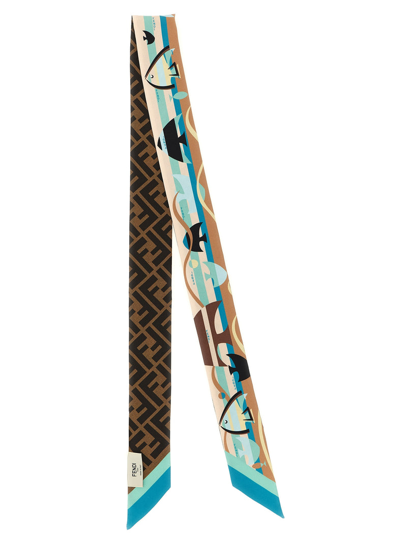 Fendi Multicolor Silk Foulard