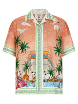 Blouse en soie multicolore Casablanca