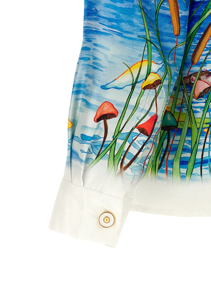 Casablanca Multicolor Silk Blouse