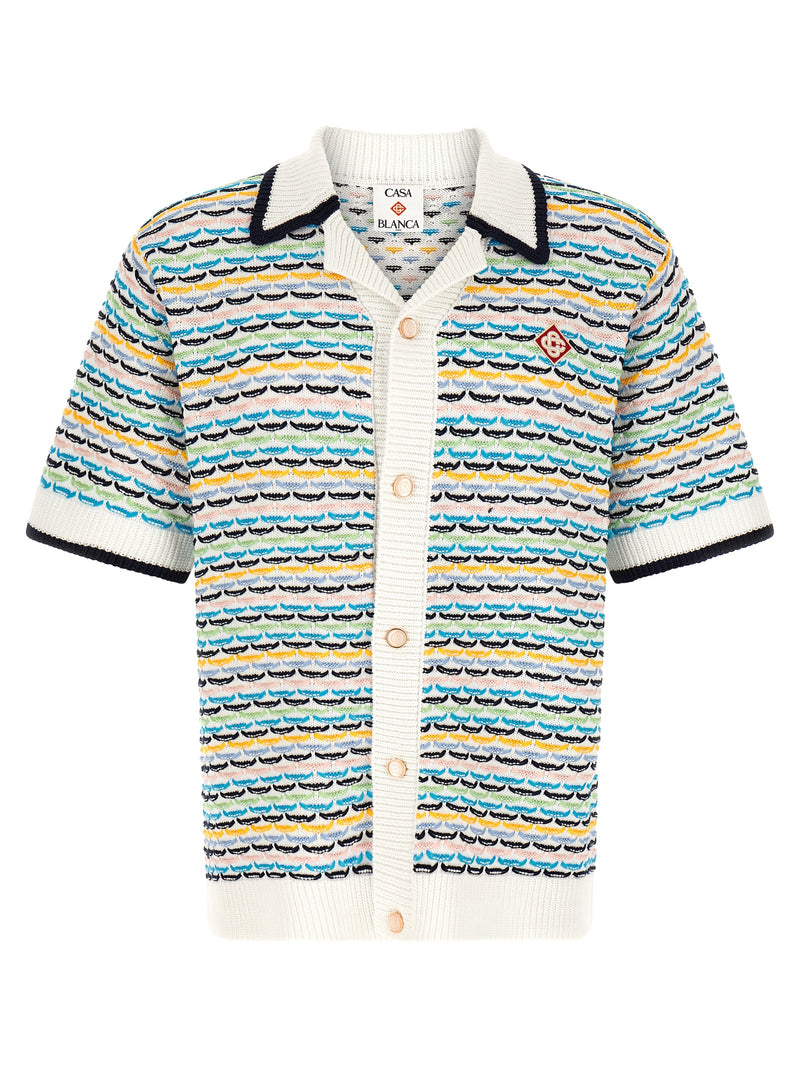 Casablanca Multicolor Cotton Blouse