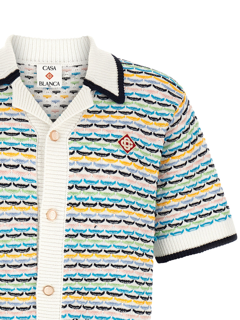 Casablanca Multicolor Cotton Blouse
