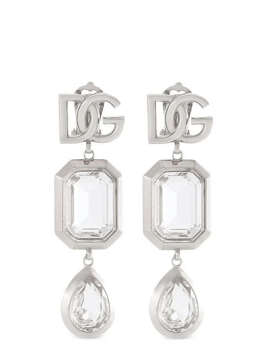 Dolce & Gabbana Silver Brass Earrings