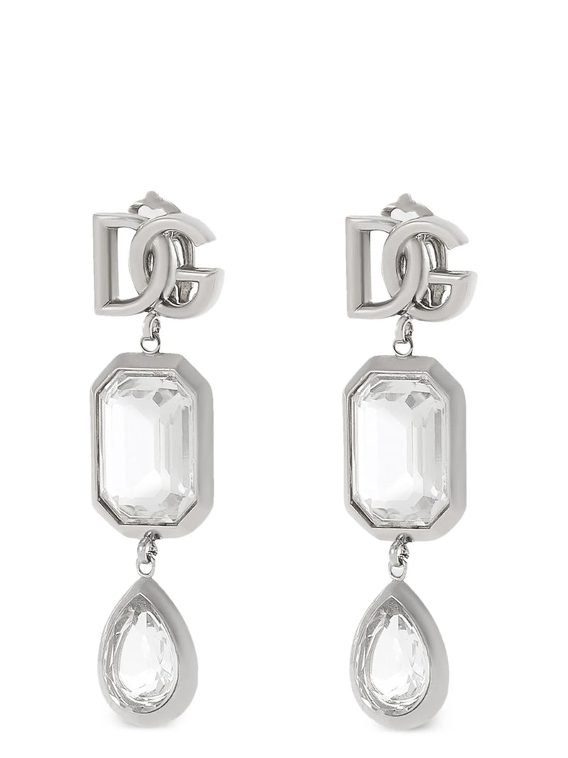 Dolce & Gabbana Silver Brass Earrings