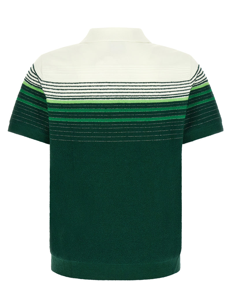 Casablanca Bicolor Cotton Polo Shirt