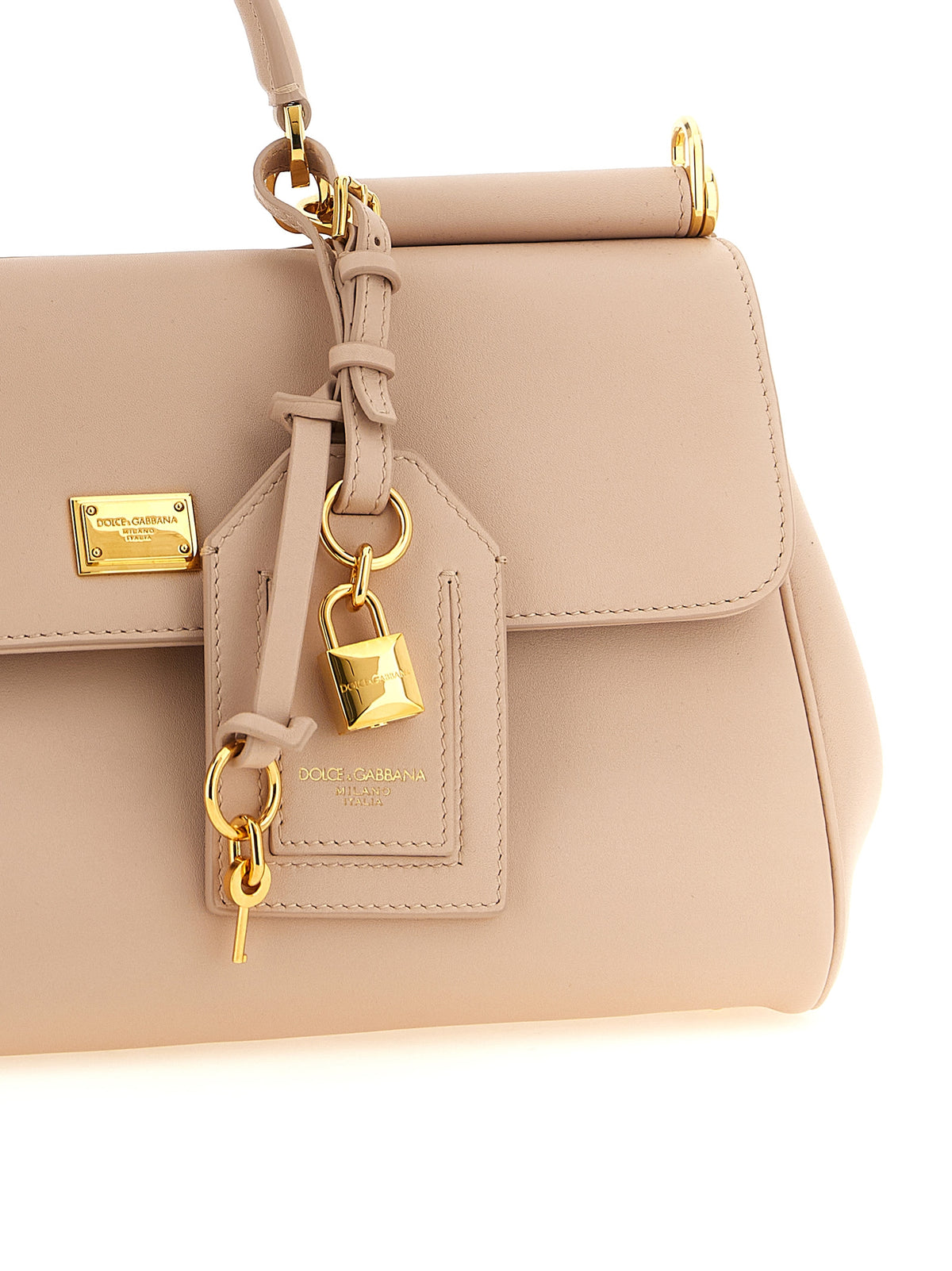 Sac à main en cuir multicolore Dolce & Gabbana