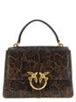 PINKO Brown Calfskin Handbag