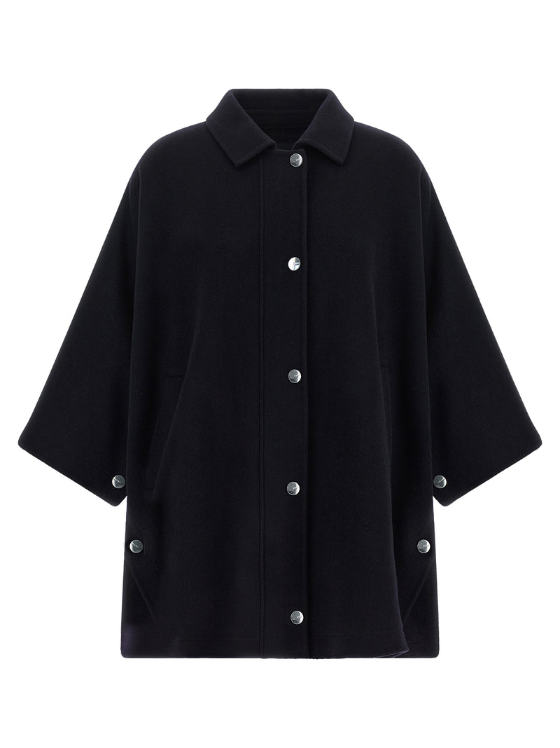 PINKO Blue Wool Coat