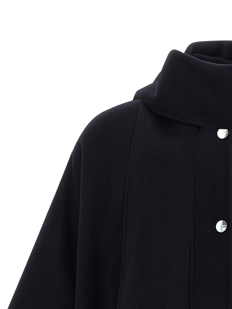 PINKO Blue Wool Coat