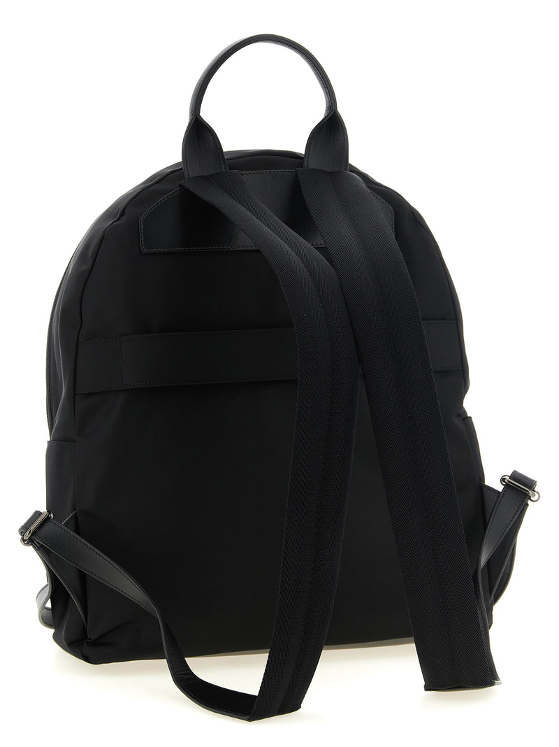 Kiton Black Polyamide Backpack