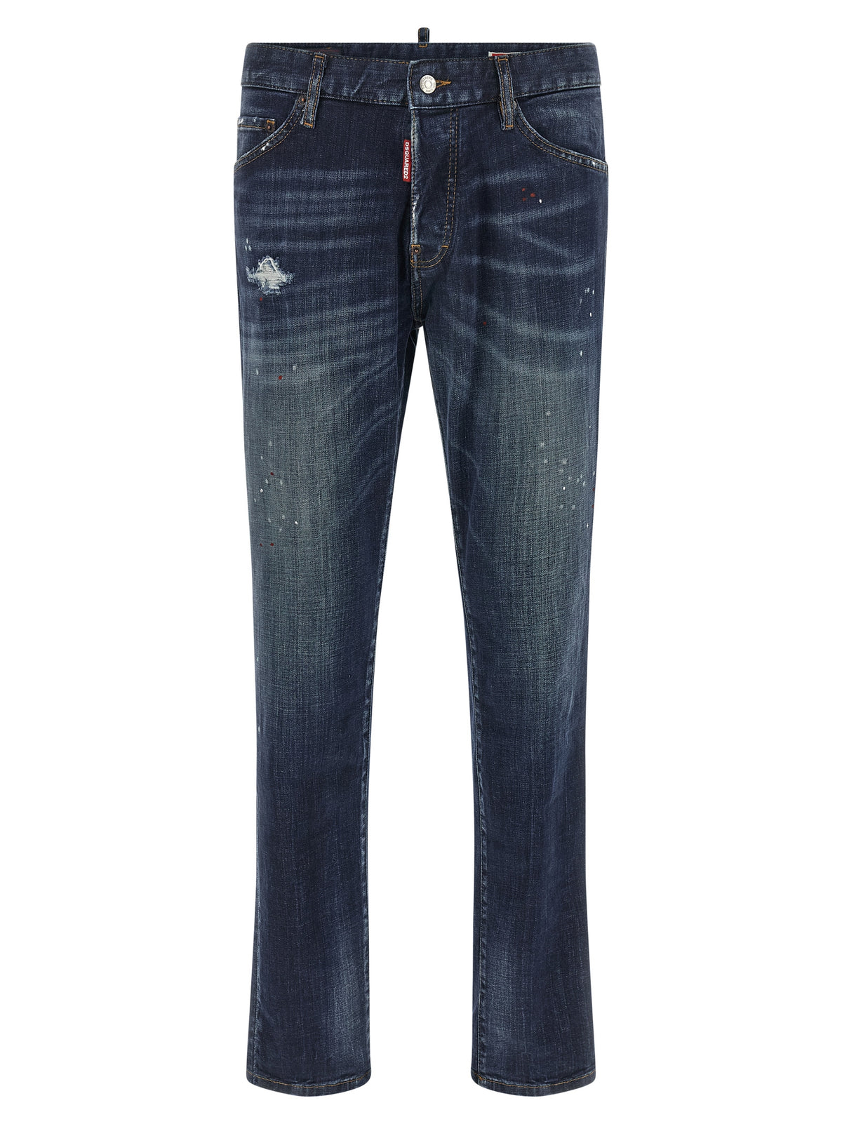 Jean droit Dsquared² en coton bleu