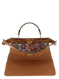 Fendi Brown Calfskin Crossbody Bag
