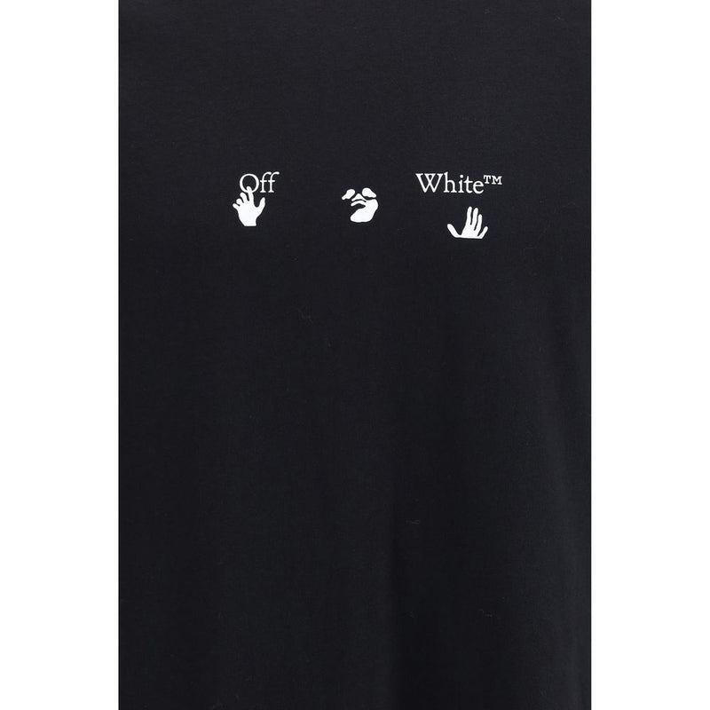 Off-White Black Cotton T-Shirt