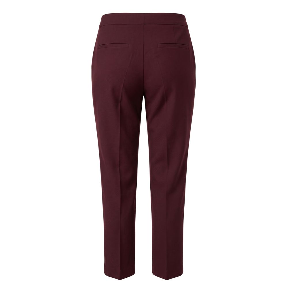 Pantalon femme en viscose rouge Trussardi Jeans