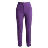 Pantalon femme Trussardi Jeans violet en viscose