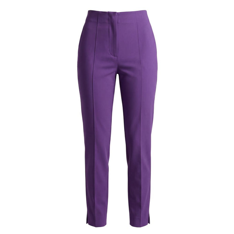 Trussardi Jeans Purple Viscose Women Pants